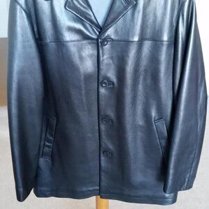 Kenneth Cole Leather Coat